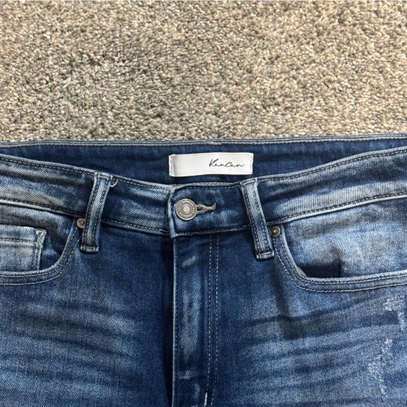 KanCan Royce Ankle Jeans Medium Wash Cuffed Ankle Women’s Size 9/28 - Picture 3 of 8